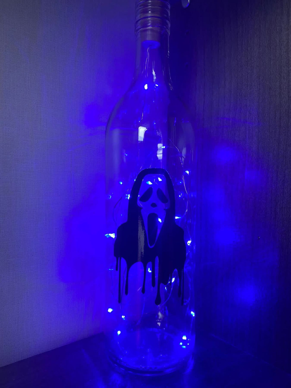 Horror slasher light up bottle