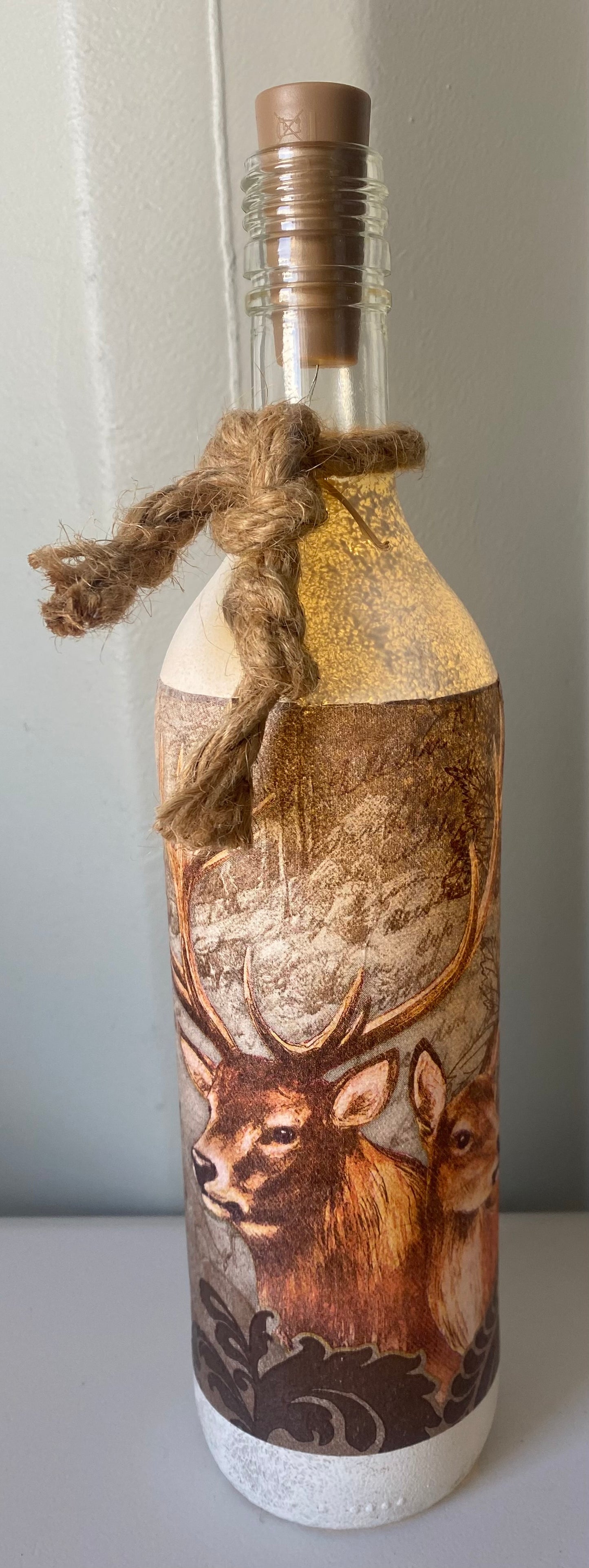 Light up bottle stag design
