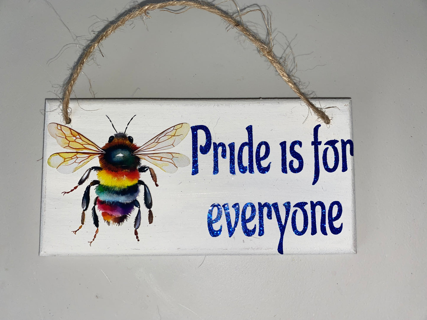 Pride hanging plaque design 1