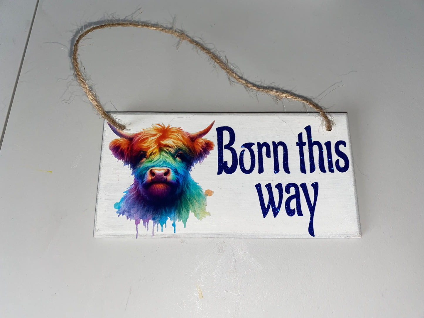 Pride hanging plaque design 5