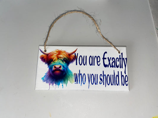 Pride hanging plaque design 3