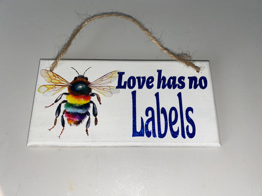 Pride hanging plaque design 2