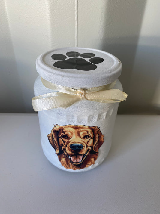 Dog treat jar design 1