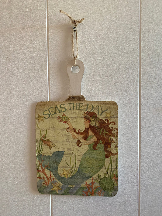 Mermaid cheeseboard hanger
