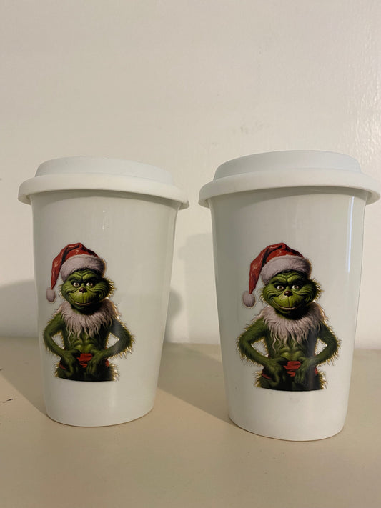 Grinch ceramic mugs
