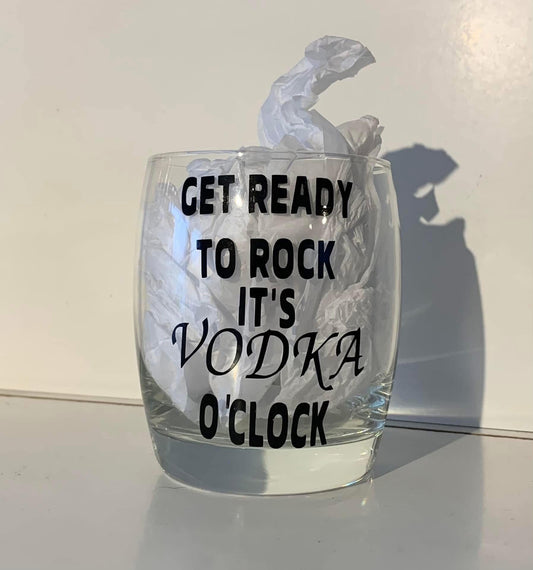 Vodka mixer glass