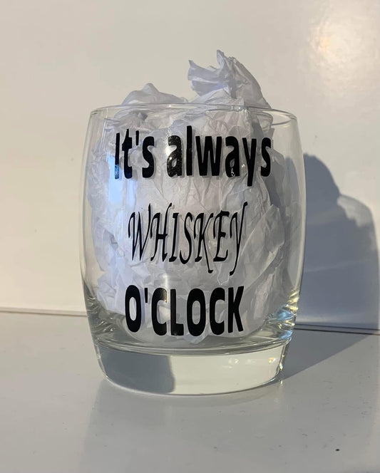 Whiskey O’clock mixer glass