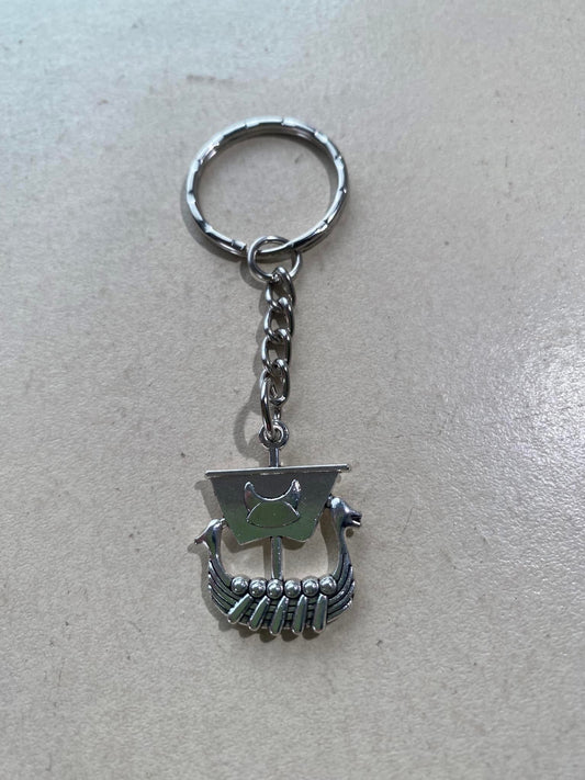 Viking galley keyring