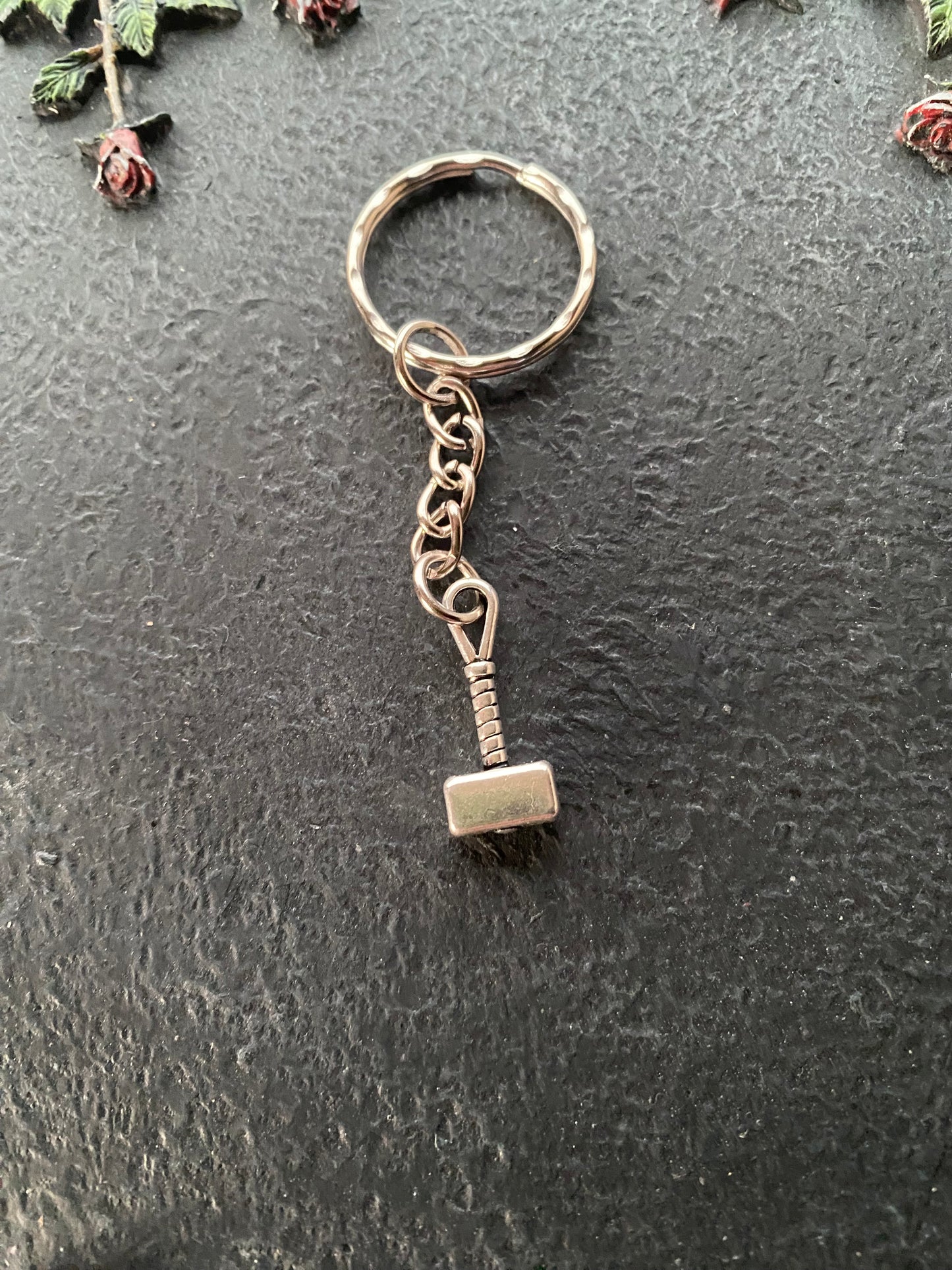 Viking Thor hammer keyring