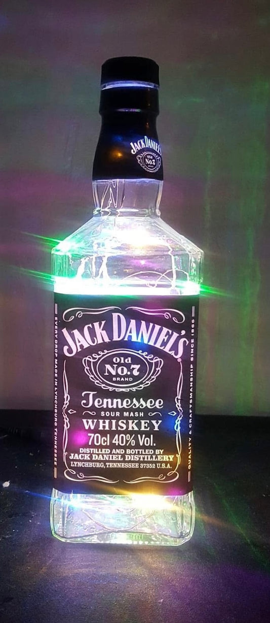 Electric bottle lamp whiskey