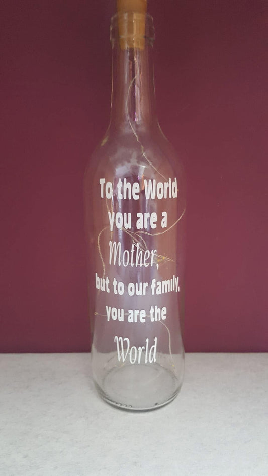 Mother light up bottle