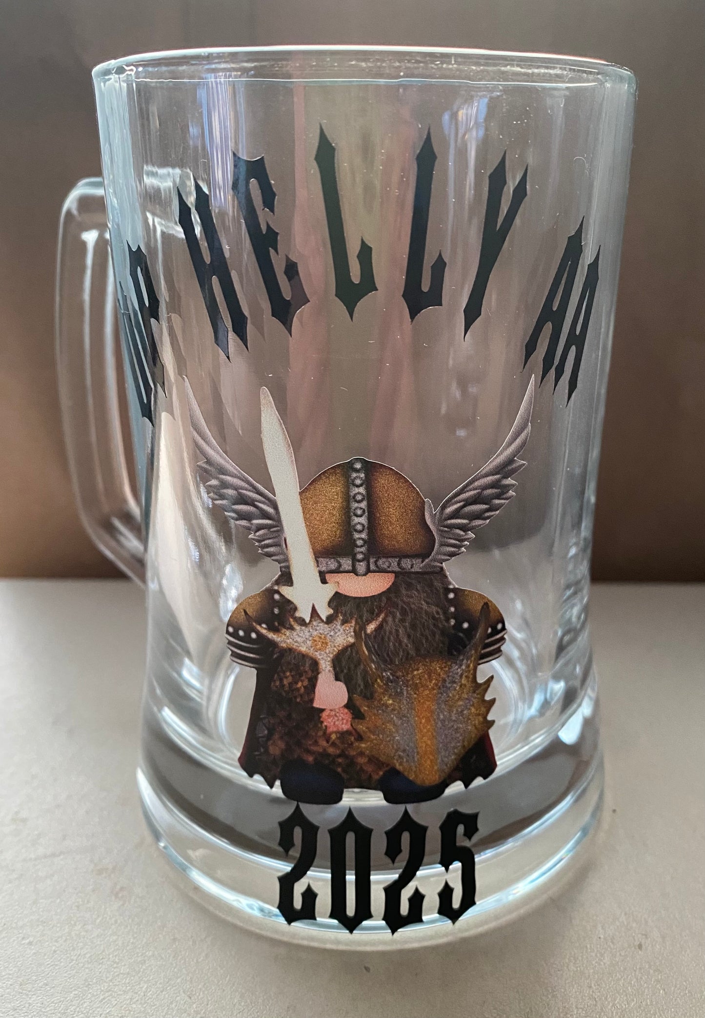 Up Helly Aa 2025 Viking glass tankard