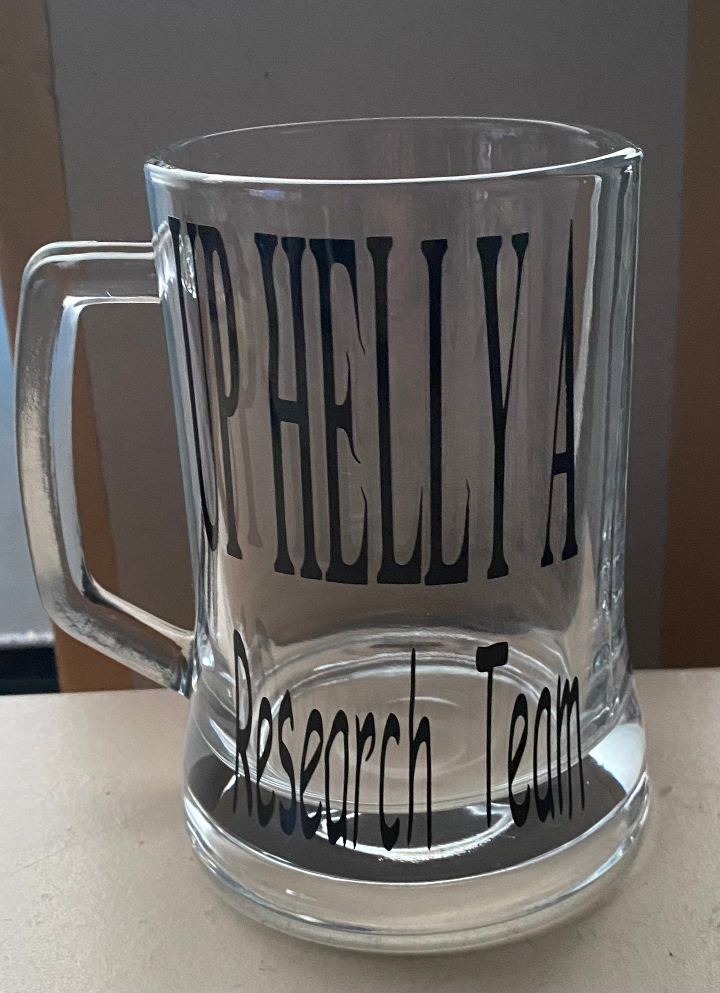 Up Helly Aa research team pint glass tankard