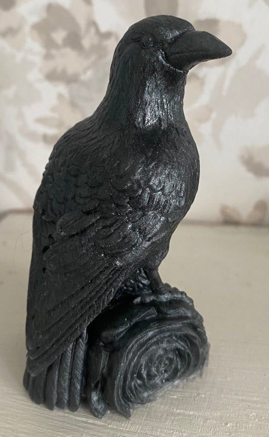 Resin raven figure