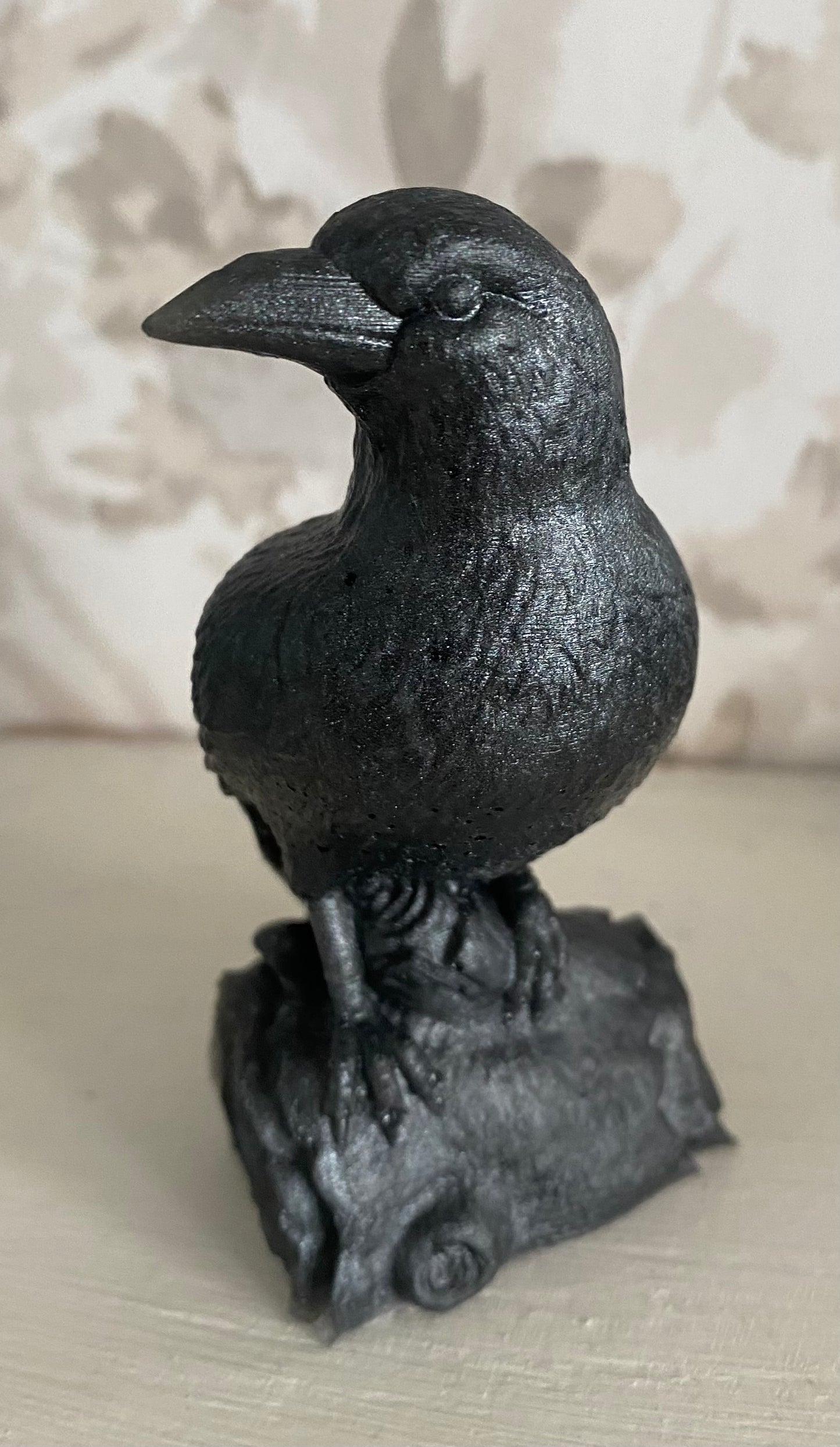 Resin raven figure