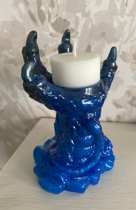 Resin Dragon claw tealight holder