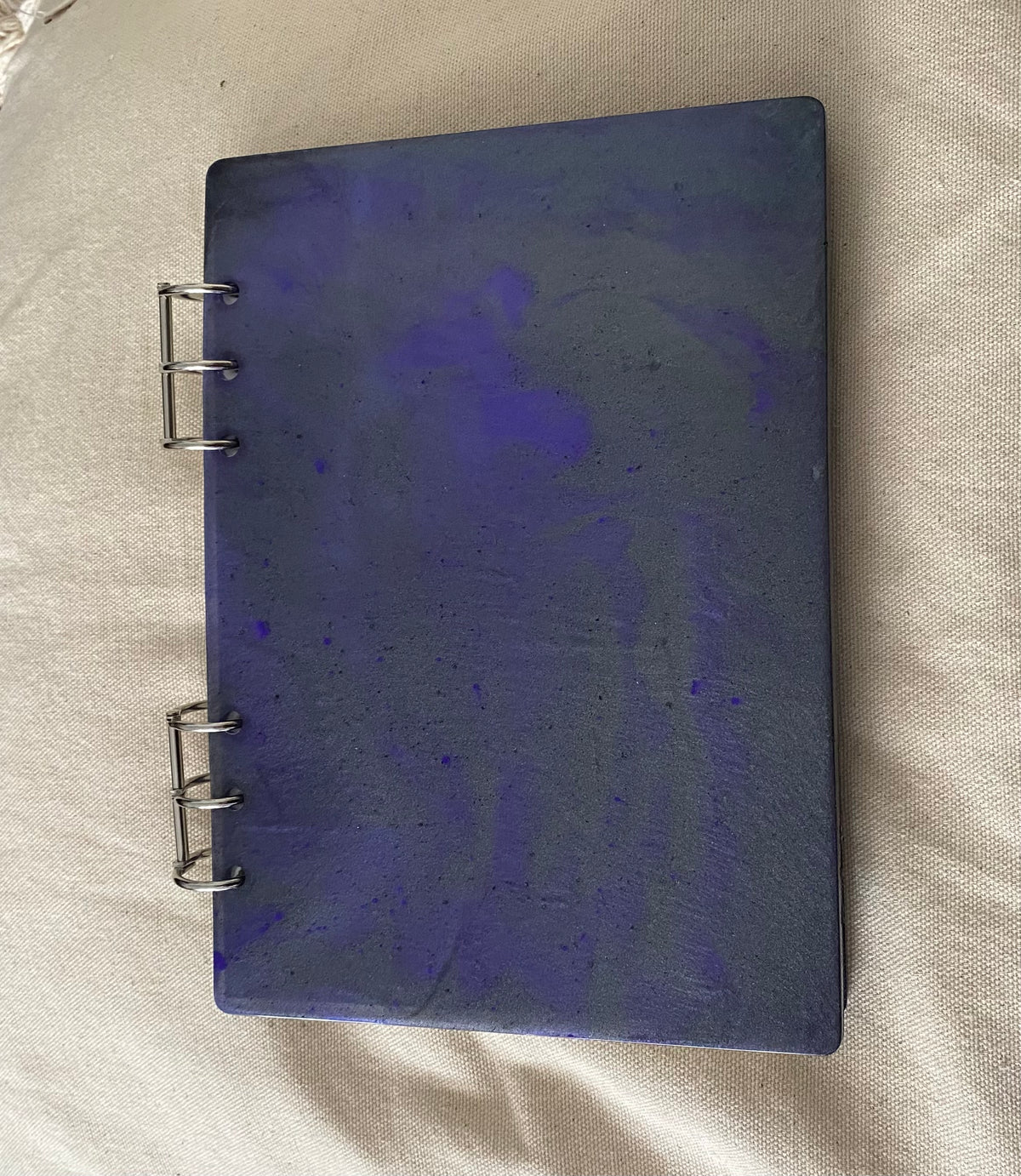 Resin A5 notebook purple/ black