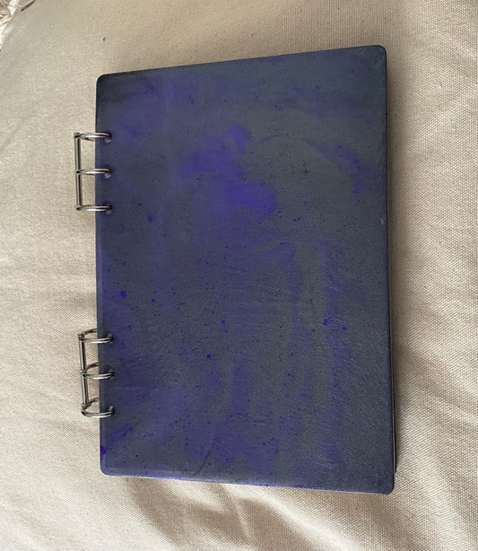 Resin A5 notebook purple/ black